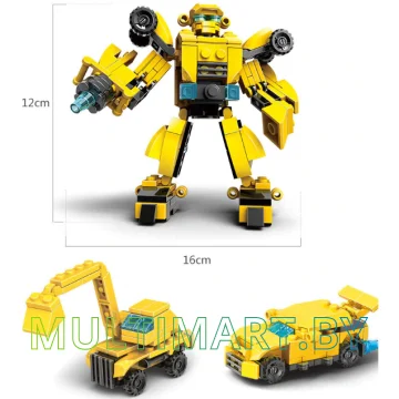 Конструктор Lele Brother 8271 3 в 1 Робот трансформер картинка 4